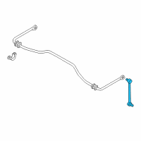 OEM Acura MDX Link, Left Rear Stabilizer Diagram - 52325-S3V-023