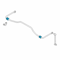 OEM 2003 Acura MDX Bush, Rear Stabilizer Holder Diagram - 52306-S3V-A00