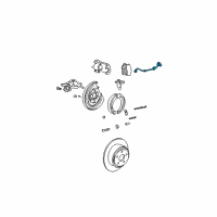 OEM 2000 Ford F-150 Brake Hose Diagram - XL1Z-2A442-AA