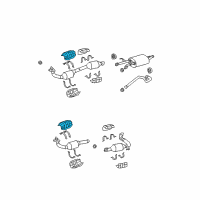 OEM 2015 Toyota Tundra Front Insulator Diagram - 18435-0S010