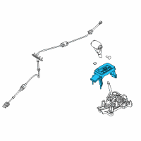 OEM Ford Fusion Shift Indicator Diagram - 6E5Z-7D443-E