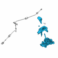 OEM Ford Fusion Gear Shift Assembly Diagram - 6E5Z-7210-H