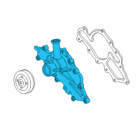 OEM 2005 Mercury Monterey Water Pump Diagram - 5F2Z-8501-A