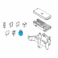 OEM Mercury Mariner Relay Diagram - HU5Z-14N089-B