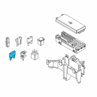 OEM 2013 Ford Explorer Circuit Breaker Diagram - D9AZ-14526-A