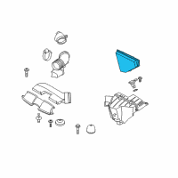 OEM 2011 BMW M3 Air Filter Diagram - 13-71-7-542-294