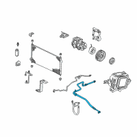 OEM 2000 Honda Accord Hose, Suction Diagram - 80311-S84-A01