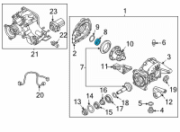 OEM Hyundai Tucson Bearing-Differential Side Diagram - 53066-4G100