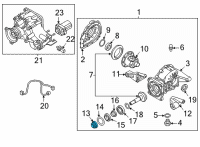 OEM 2021 Hyundai Santa Fe Nut-Pinion Lock Diagram - 53062-4G100