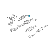 OEM 2008 Ford Escape Heat Shield Diagram - YL8Z-5E258-AB