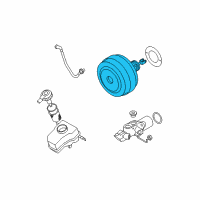 OEM BMW 335xi Power Brake Booster Diagram - 34-33-6-779-733