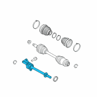 OEM Ford Fusion Inner Shaft Diagram - AE5Z-3A329-C