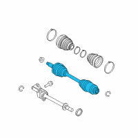 OEM Ford Fusion Axle Assembly Diagram - AE5Z-3A427-E