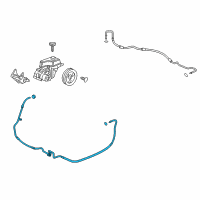 OEM 2011 Buick Lucerne Return Hose Diagram - 15794420