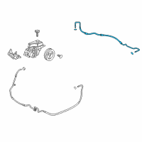 OEM 2008 Cadillac DTS Pressure Hose Diagram - 15794414