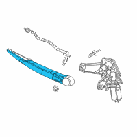 OEM Jeep Arm-Rear WIPER Diagram - 68358389AA