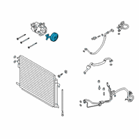 OEM 2020 Ford Explorer Clutch & Pulley Diagram - L1MZ-19V649-BB