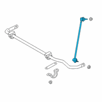 OEM 2020 Toyota GR Supra Stabilizer Link Diagram - 48820-WAA02