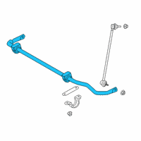OEM Toyota GR Supra Stabilizer Bar Diagram - 48804-WAA01