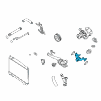 OEM Infiniti Q45 Outlet-Water Diagram - 11060-AR200