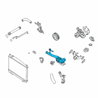 OEM Infiniti Housing-THERMOSTAT Diagram - 11061-CL70B