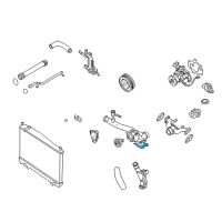 OEM 2010 Infiniti M45 Gasket-Water INLT Diagram - 13050-AR001