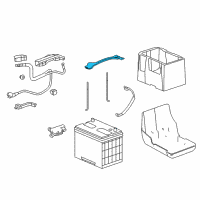 OEM Plate Battery Set Diagram - 31512-T2G-A00