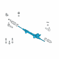 OEM 2013 Toyota Land Cruiser Inner Tie Rod Diagram - 45503-60030