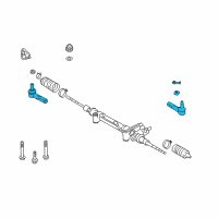 OEM 2009 Toyota Land Cruiser Outer Tie Rod Diagram - 45046-69236