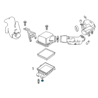 OEM Dodge GROMMET-Air Cleaner Bracket Diagram - 4268295