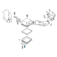 OEM Jeep Grand Cherokee L GROMMET-Air Cleaner Bracket Diagram - 4268295