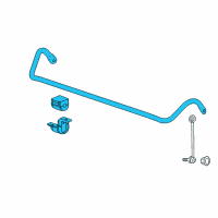 OEM Cadillac Stabilizer Bar Diagram - 84458201