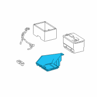 OEM 2012 Ram 3500 Tray-Battery Diagram - 55372500AE