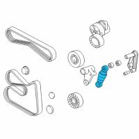 OEM BMW 328is Hydraulic Belt Tensioner Diagram - 11-28-1-717-188