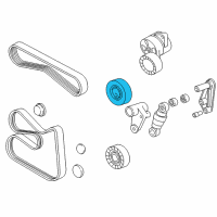 OEM BMW Pulley Idler Diagram - 11-28-7-841-228