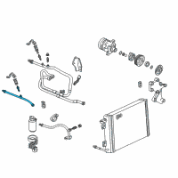 OEM 1993 Chevrolet Camaro Tube Asm-A/C Evap Diagram - 10245329