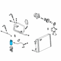 OEM 1994 Chevrolet Camaro Receiver & Dehydrator Asm-A/C Diagram - 2724698