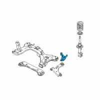 OEM Mercury Knuckle Diagram - 5L8Z-3K186-BA