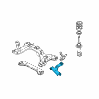 OEM 2004 Ford Escape Lower Control Arm Diagram - 4L8Z-3079-L