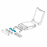 OEM 2015 BMW M6 Gran Coupe Front Section, Cupholder Diagram - 52-20-7-277-727