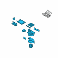 OEM 2013 Kia Optima Blower Unit Diagram - 971002TBB0