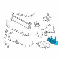 OEM 2014 Toyota Highlander Transmission Cooler Diagram - 32910-48180