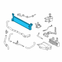 OEM 2018 Toyota Highlander Inverter Cooler Diagram - G9010-48050