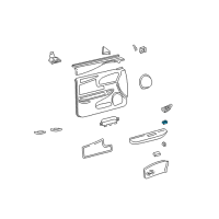 OEM Buick Mirror Switch Diagram - 19259977