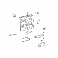 OEM 2002 Buick Regal Window Switch Diagram - 19329001