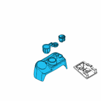 OEM 2012 Ford F-150 Console Diagram - 9L3Z-15045A36-AD