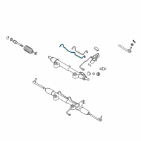 OEM Infiniti G35 Tube-Cylinder Diagram - 49542-JK61B