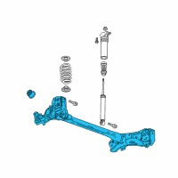 OEM 2022 Chevrolet Bolt EV Axle Beam Diagram - 42776692