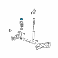 OEM 2017 Chevrolet Bolt EV Upper Spring Insulator Diagram - 42402507