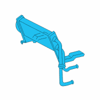 OEM 1998 Ford F-250 Power Steering Cooler Diagram - F65Z-3D746-AB